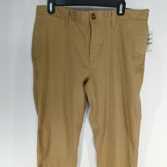 NWT The Wallin Stretch Twill Trim Fit Chino Pants Tan Kelp Size 34 X 32 - Picture 4 of 13